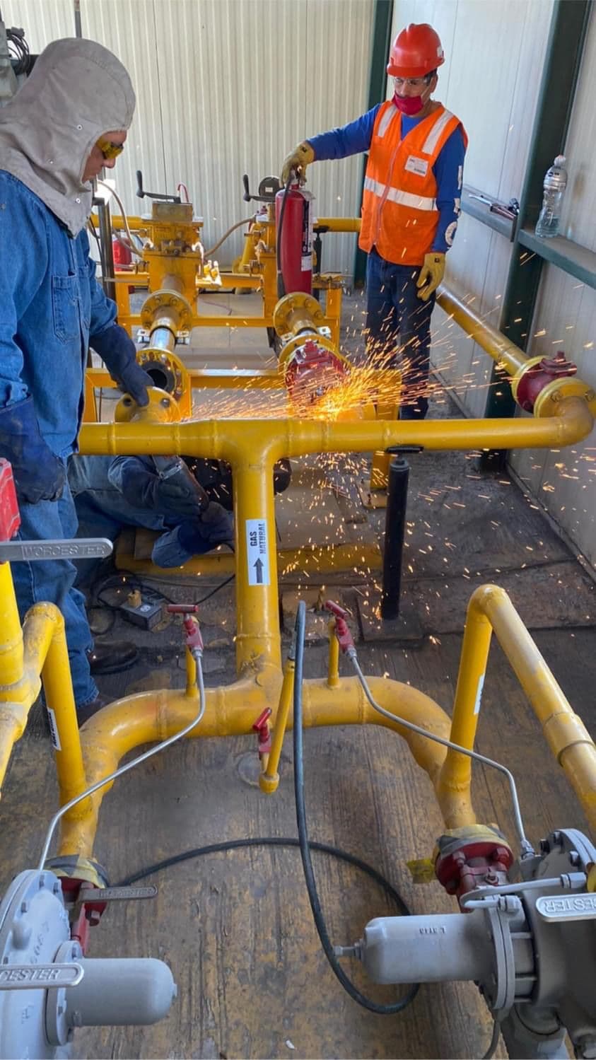 Soldadura en tubería de gas natural 5